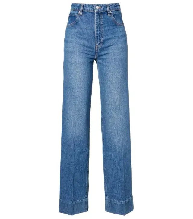 Frame The Streamline mid-rise wide-leg jeans
