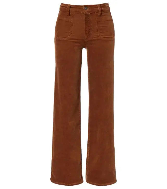 Frame Le Slim Palazzo cotton corduroy wide-leg pants