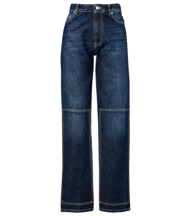 Jean Paul Gaultier Cutout high-rise wide-leg jeans
