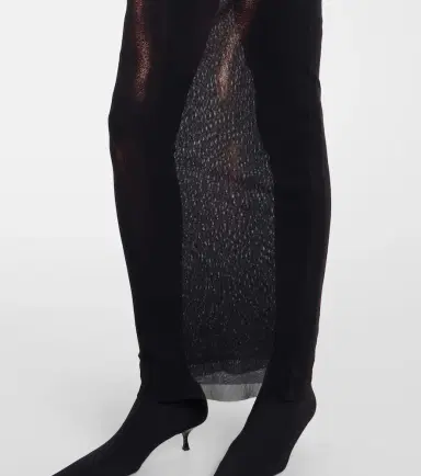 Jean Paul Gaultier Trompe l'oeil mesh maxi dress | Thumbnail 2