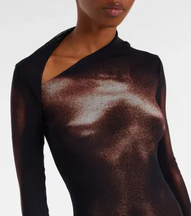 Jean Paul Gaultier Trompe l'oeil mesh maxi dress | Thumbnail 3