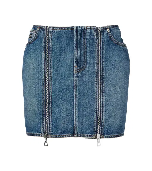 Jean Paul Gaultier Denim miniskirt