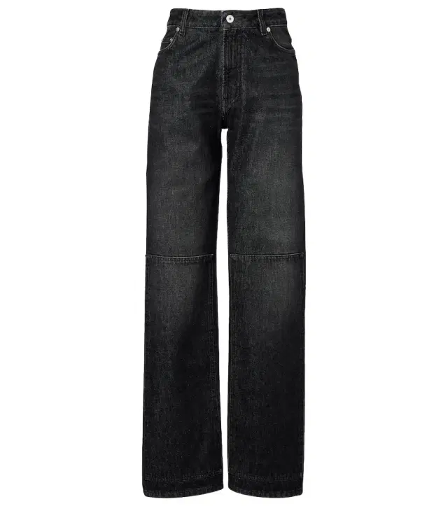 Jean Paul Gaultier Cutout mid-rise wide-leg jeans