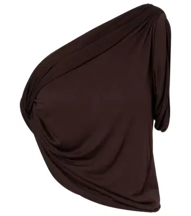 Rick Owens Draped knitted one-shoulder top | Thumbnail 1