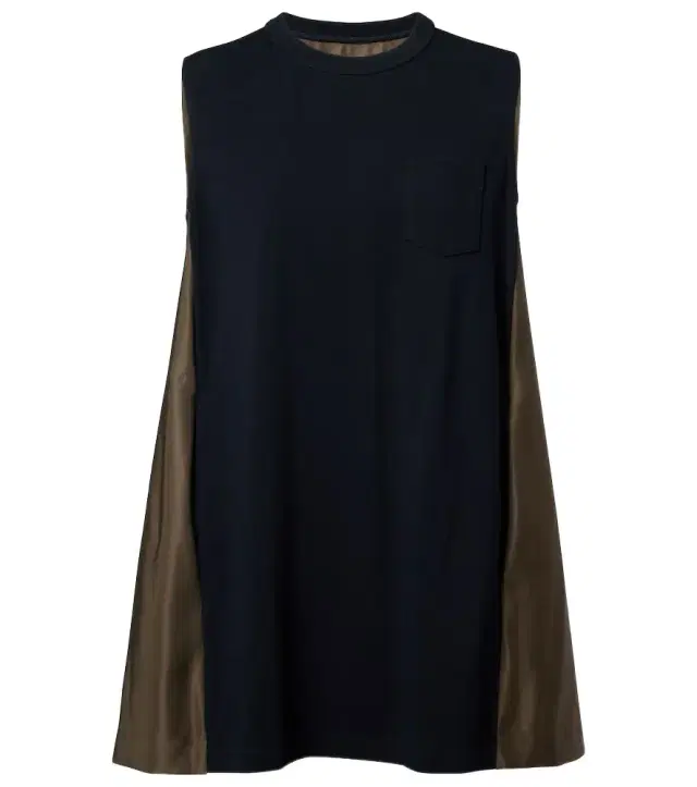 Sacai Paneled minidress