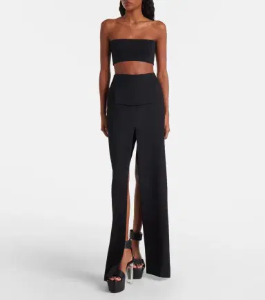 Rick Owens High-rise virgin wool maxi skirt | Thumbnail 3 Rick Owens High-rise virgin wool maxi skirt | Thumbnail 3