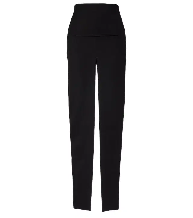 Rick Owens High-rise virgin wool maxi skirt