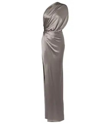 The Sei Draped silk satin gown | Thumbnail 1