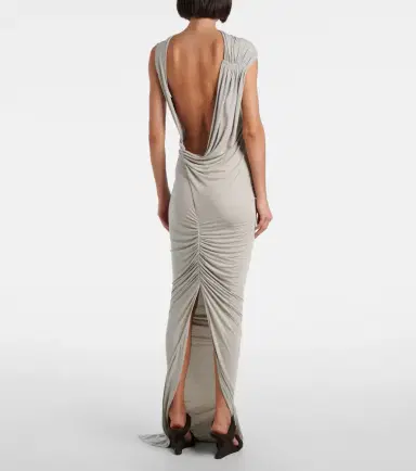 Rick Owens Eva draped jersey gown | Thumbnail 2
