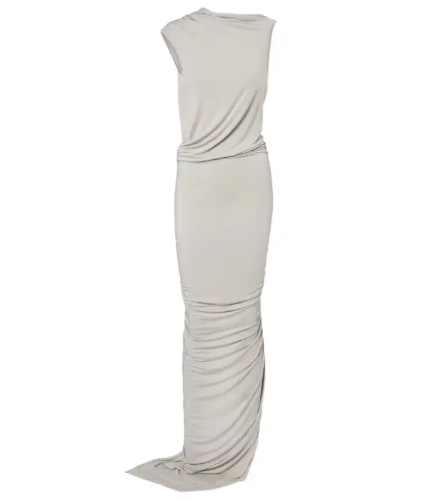 Rick Owens Eva draped jersey gown