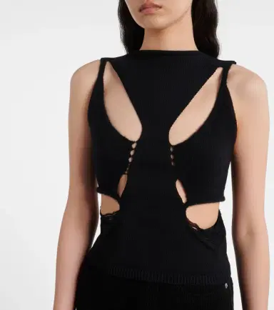Rick Owens Alpaca-trimmed virgin wool top | Thumbnail 2 Rick Owens Alpaca-trimmed virgin wool top | Thumbnail 2