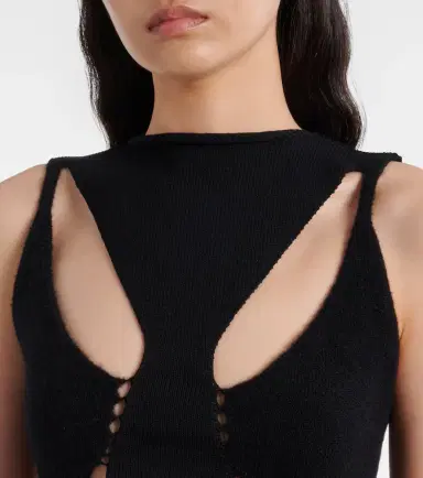 Rick Owens Alpaca-trimmed virgin wool top | Thumbnail 3 Rick Owens Alpaca-trimmed virgin wool top | Thumbnail 3