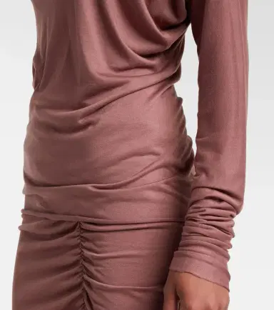 Rick Owens Diana one-shoulder jersey top | Thumbnail 4 Rick Owens Diana one-shoulder jersey top | Thumbnail 4