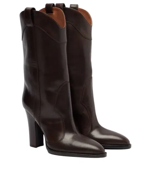 Paris Texas Lavinia 100 leather mid-calf boots