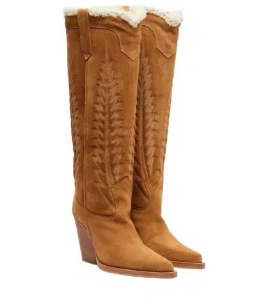 Paris Texas Winter El Dorado suede cowboy boots | Thumbnail 1 Paris Texas Winter El Dorado suede cowboy boots | Thumbnail 1