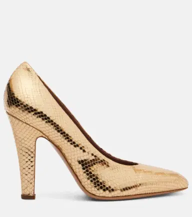 Paris Texas Elsa 100 metallic leather pumps | Thumbnail 2 Paris Texas Elsa 100 metallic leather pumps | Thumbnail 2