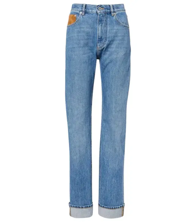 Bottega Veneta High-rise straight jeans