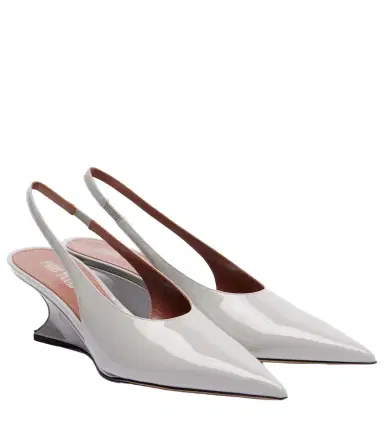Paris Texas Nina 50 patent leather slingback pumps | Thumbnail 1 Paris Texas Nina 50 patent leather slingback pumps | Thumbnail 1