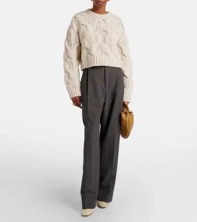 Bottega Veneta Oversized wool sweater | Thumbnail 2 Bottega Veneta Oversized wool sweater | Thumbnail 2