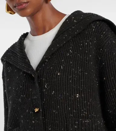 Bottega Veneta Ribbed-knit wool-blend cardigan | Thumbnail 2 Bottega Veneta Ribbed-knit wool-blend cardigan | Thumbnail 2