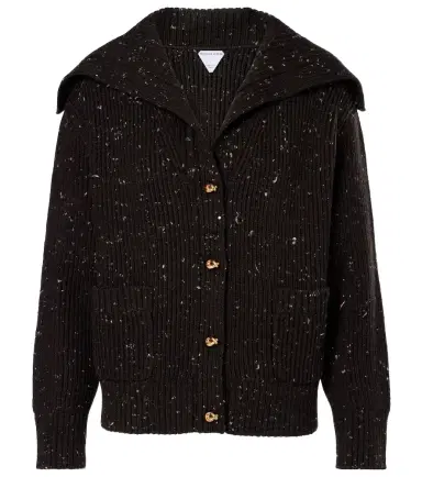 Bottega Veneta Ribbed-knit wool-blend cardigan | Thumbnail 1 Bottega Veneta Ribbed-knit wool-blend cardigan | Thumbnail 1