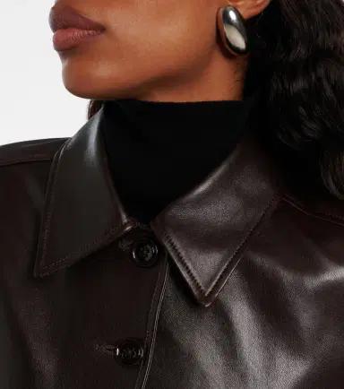 Dorothee Schumacher Sleek Statement cropped leather jacket | Thumbnail 5 Dorothee Schumacher Sleek Statement cropped leather jacket | Thumbnail 5