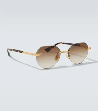 Bottega Veneta Glasant round sunglasses | Thumbnail 2