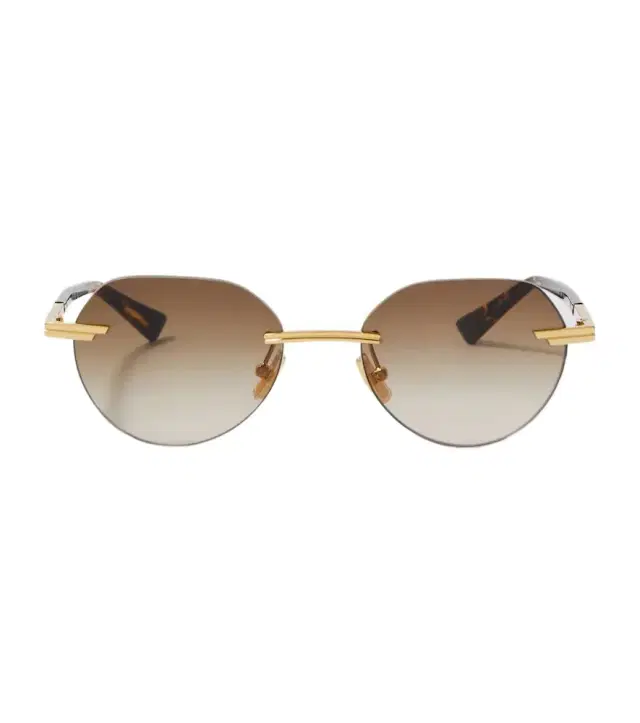 Bottega Veneta Glasant round sunglasses