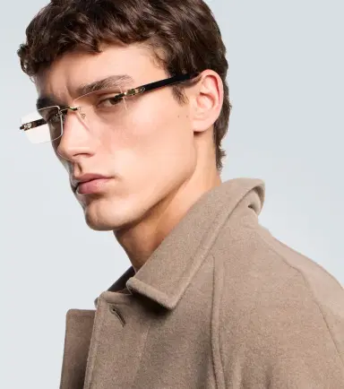 Cartier Eyewear Collection Signature C De Cartier rectangular glasses | Thumbnail 4