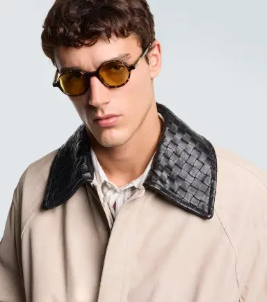 Bottega Veneta Slim Ribbon round sunglasses | Thumbnail 4