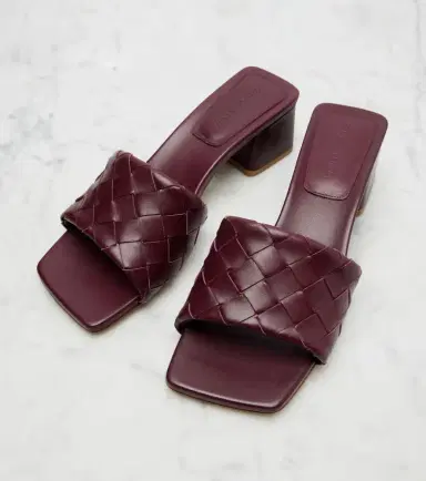 Bottega Veneta Parco 45 Intrecciato leather mules | Thumbnail 3