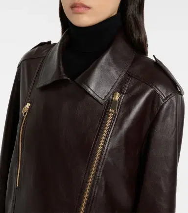 Dorothee Schumacher Sleek Statement leather biker jacket | Thumbnail 2