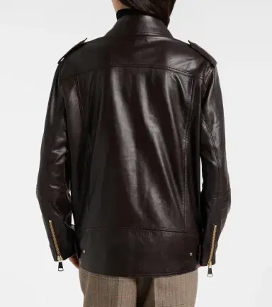 Dorothee Schumacher Sleek Statement leather biker jacket | Thumbnail 4