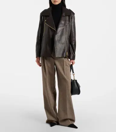 Dorothee Schumacher Sleek Statement leather biker jacket | Thumbnail 5
