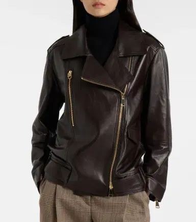 Dorothee Schumacher Sleek Statement leather biker jacket | Thumbnail 6
