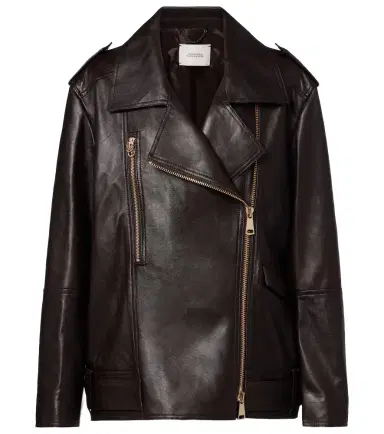 Dorothee Schumacher Sleek Statement leather biker jacket | Thumbnail 1