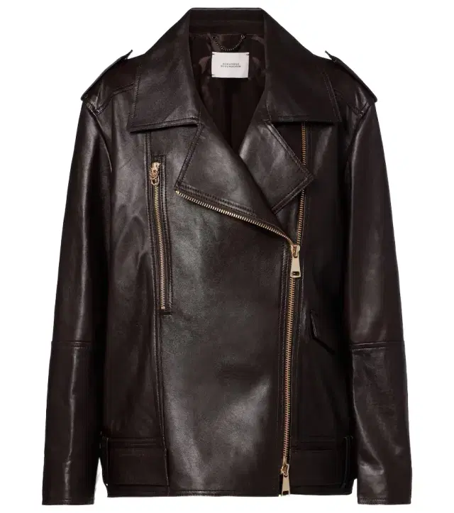 Dorothee Schumacher Sleek Statement leather biker jacket