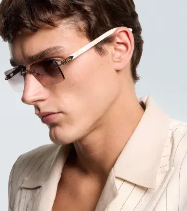 Cartier Eyewear Collection Signature C De Cartier rectangular sunglasses | Thumbnail 3