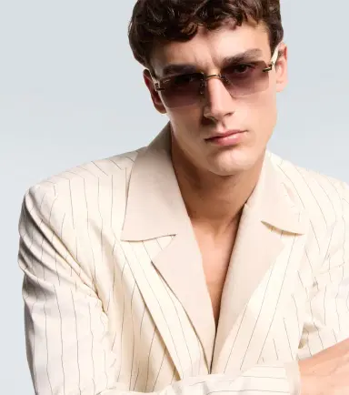 Cartier Eyewear Collection Signature C De Cartier rectangular sunglasses | Thumbnail 4
