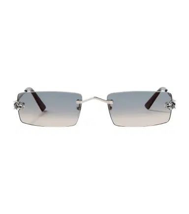 Cartier Eyewear Collection Panthère De Cartier rectangular sunglasses | Thumbnail 1 Cartier Eyewear Collection Panthère De Cartier rectangular sunglasses | Thumbnail 1