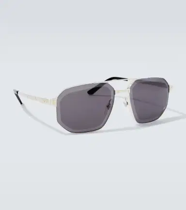 Cartier Eyewear Collection Santos De Cartier aviator sunglasses | Thumbnail 2 Cartier Eyewear Collection Santos De Cartier aviator sunglasses | Thumbnail 2