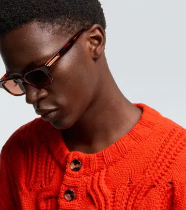 Bottega Veneta Stretch square sunglasses | Thumbnail 3