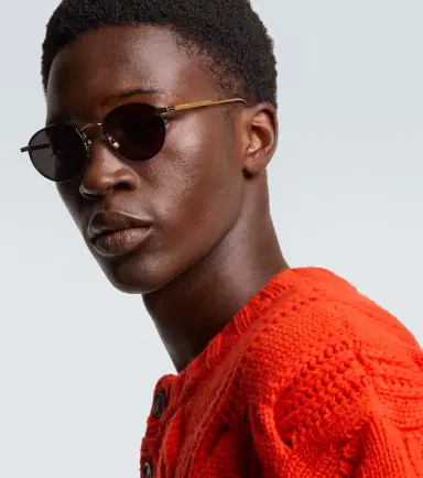 Bottega Veneta Light Ribbon round sunglasses | Thumbnail 5