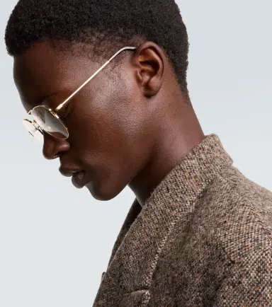 Cartier Eyewear Collection Santos De Cartier aviator glasses | Thumbnail 3 Cartier Eyewear Collection Santos De Cartier aviator glasses | Thumbnail 3