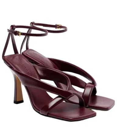 Bottega Veneta Riva 90 leather sandals | Thumbnail 1 Bottega Veneta Riva 90 leather sandals | Thumbnail 1