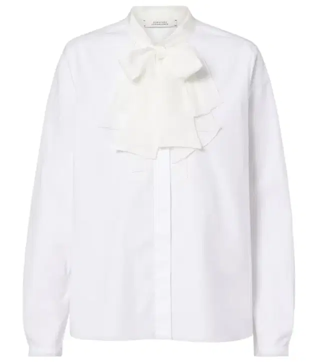 Dorothee Schumacher Pure Power bow-detail cotton-blend poplin blouse