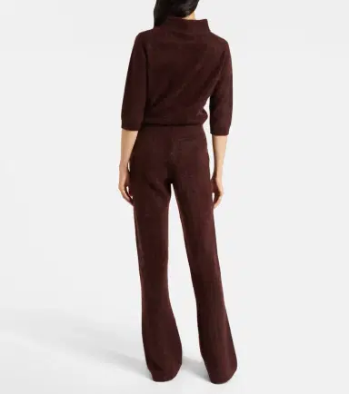Dorothee Schumacher Fluffy Statement wool and cashmere-blend flared pants | Thumbnail 4