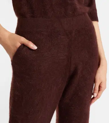 Dorothee Schumacher Fluffy Statement wool and cashmere-blend flared pants | Thumbnail 6
