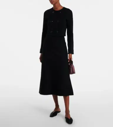 Dorothee Schumacher Sharp Ambition wool-blend midi skirt | Thumbnail 5