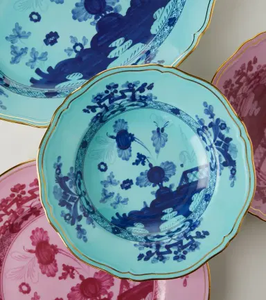 Ginori 1735 Oriente Italiano porcelain soup plate | Thumbnail 2